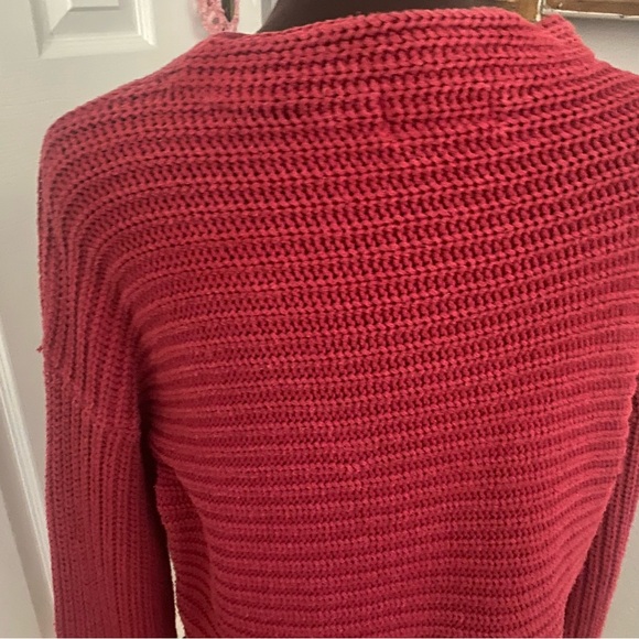 Vintage two one two- chunky yred cable knit oversized sweater OS - Picture 7 of 11